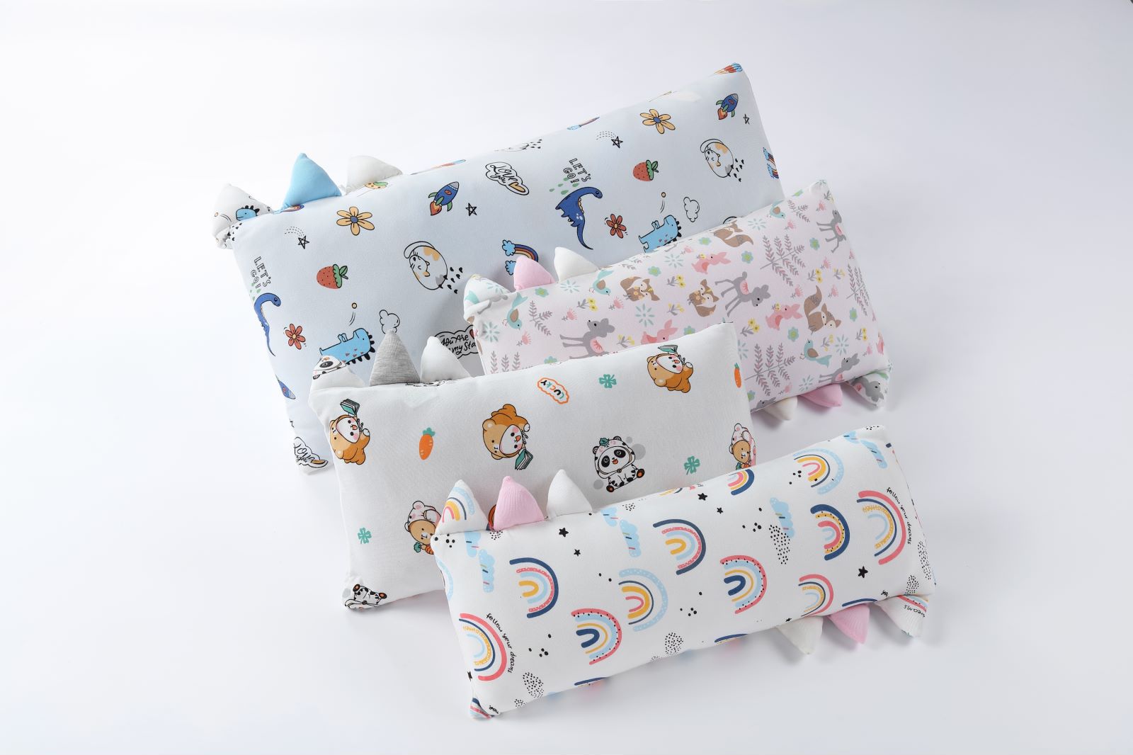 Homie Ultra Soft Organic Baby Bamboo Pillow 19x38cm - Assorted *Choose Design at Booth